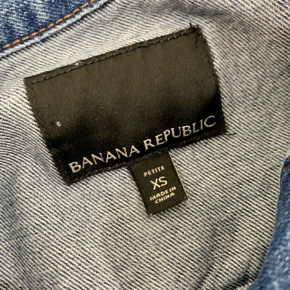 BANANA REPUBLIC | Jean Jacket; Women’s Size XSP - Picture 5 of 6